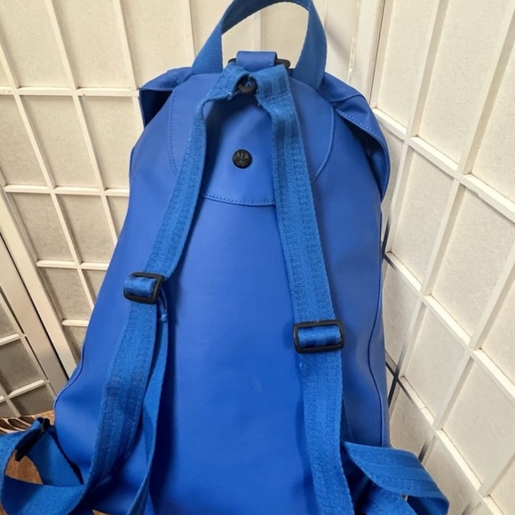 Hunter, Woman, Unisex, Backpack, Blue, Tie, Zip, Pocket, Canvas, Passageways.! main image 5